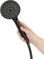 Saqu Eurotrend badset met 3 straalsoorten mat zwart - thumbnail