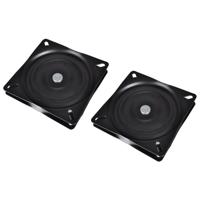 VidaXL Draaiplateaus voor bootstoelen 2 st standaard 160x160x2,5 mm - thumbnail
