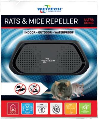 Ultrasone rat en muis verjager Weitech (5414099003449)