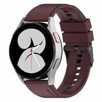 By Qubix - Compatible met Garmin Venu/Sq / Sq2 / 2 plus - Siliconen gesp bandje - Bordeaux - Compatible Garmin bandje - Bandbreedte: 20mm - thumbnail