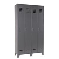 WOOOD Opbergkast 'Stijn', kleur grijs - thumbnail