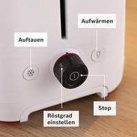 Bosch Kompakt Toaster MyMoment, weiß Broodrooster Wit - thumbnail