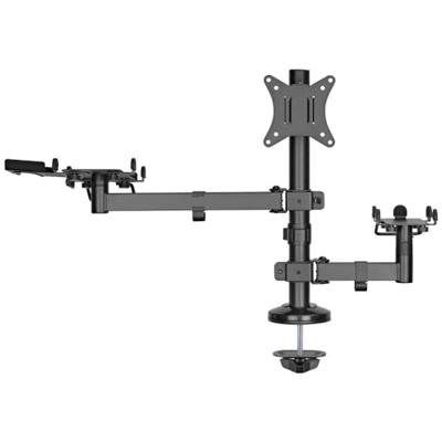 SpeaKa Professional SP-POS-200 Monitor-tafelbeugel Aantal monteerbare displays: 1 Display(s) 43,2 cm (17) - 81,3 cm (32) Zwart Houder voor POS-terminal +