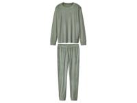 esmara Velours dames pyjama (Groen, L (44-46)) - thumbnail