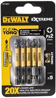 DeWALT DT7391T Extreme Impact Torsion Schroefbits PZ2 50mm VE=5 - thumbnail