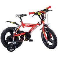 Dino Jongensfiets Pro Cross 16 inch rood - thumbnail