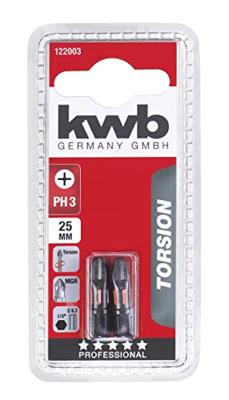 kwb 122003 T-bit PH 3 Staal 2 stuk(s)