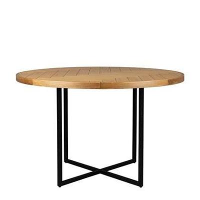 Dutchbone Ronde Eettafel 'Class' Eikenhout, 120cm, kleur Naturel