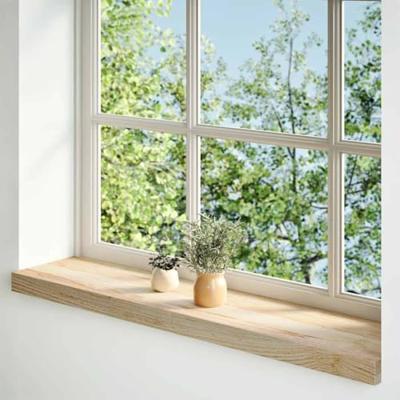 VidaXL Vensterbanken 2 st onbehandeld 80x20x2 cm massief eikenhout VidaXL Vensterbanken 2 st onbehandeld 80x20x2 cm massief eikenhout