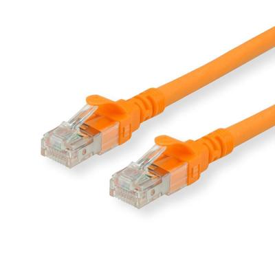 ROLINE patchkabel Cat.6 S/FTP (PiMF), componentniveau, LSOH, oranje, 0,5 m