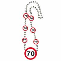 70 Jaar Verkeersbord Ketting - thumbnail