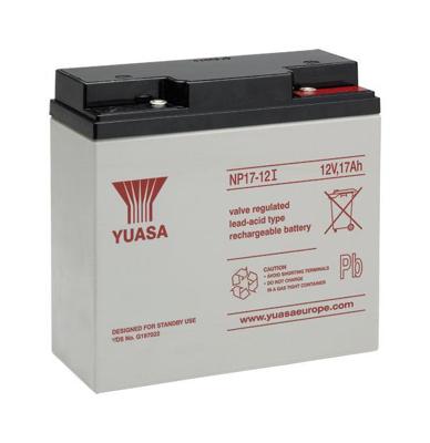 YUASA NP17 – 12I VALVE Regulated loodzuur (VRLA) 17000 mAh 12 V accu/accu – accu/oplaadbare accu (VALVE Regulated loodzuur (VRLA), 17000 mAh, universeel, 12 V, 76 mm, 181 mm
