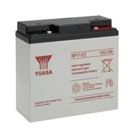 YUASA NP17 – 12I VALVE Regulated loodzuur (VRLA) 17000 mAh 12 V accu/accu – accu/oplaadbare accu (VALVE Regulated loodzuur (VRLA), 17000 mAh, universeel, 12 V, 76 mm, 181 mm - thumbnail