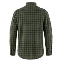 Fjallraven Övik Flannel Heren Overhemd Laurel Green-Indigo Blue M - thumbnail
