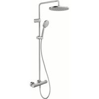 Duravit Shower Systems 1000 MinusFlow regendoucheset met 4 straalsoorten Ø25cm geborsteld rvs - thumbnail