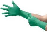 Ansell TouchNTuff 92-605 Nitril wegwerphandschoenen (100x) groen latex/poedervrij - maat S - thumbnail