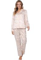 Pastunette Dames Pyjama Satijn - Lange mouwen - Swirl - thumbnail
