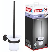 tesa MOON BLACK Toiletborstelset Lijm Metaal - thumbnail