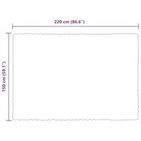 Neppels Konijnenbont Deken Donkergrijs 150 x 220 cm Polyester - thumbnail