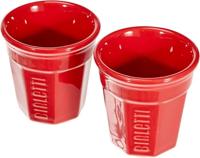 Bialetti Mini Express koffiezetapparaat rood 2tz + 2 kopjes - thumbnail