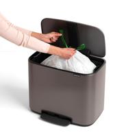 Brabantia - 121449 - Poubelle Bo Pedal Bin, 36 litres, Platinium - thumbnail