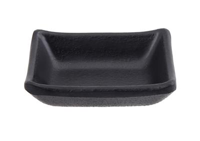 Zwart Saus Schaaltje - Melamine - 50ml - 9.2 x 6.9 x 3.1cm Zwart Saus Schaaltje - Melamine - 50ml - 9.2 x 6.9 x 3.1cm