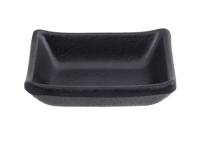 Zwart Saus Schaaltje - Melamine - 50ml - 9.2 x 6.9 x 3.1cm - thumbnail