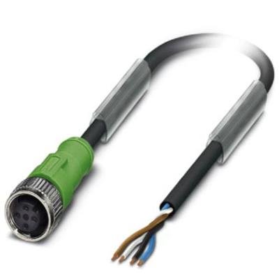 Phoenix Contact 1668108 Sensor/actuator connector, geassembleerd M12 Aantal polen (sensoren): 4 Bus, recht 1.50 m 1 stuk(s)