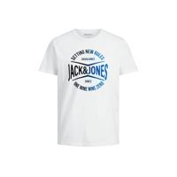 JACK & JONES T-shirt JJNICK met logo wit - thumbnail