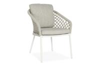 SUNS | Tuinstoel Nappa | MW | Macrame Weaving | Soft Grey Mixed Weave - thumbnail