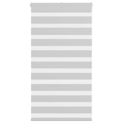 Zebra rolgordijn 90x100 cm stofbreedte 85,9 cm lichtgrijs Zebra rolgordijn 90x100 cm stofbreedte 85,9 cm lichtgrijs