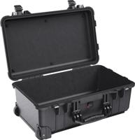 PELI 1510 Stootbestendige Trolley Koffer Voor Gevoelig Apparatuur - Drone, Camera, Dslr, E.A, Ip67 Water- En Stofdicht, Capaciteit: 27L, Gemaakt In Duitsland, Zonder Schuim, Kleur: Zwart - thumbnail
