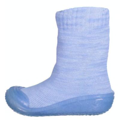 Playshoes soksloffen Knitted Lichtblauw-22-23 Playshoes soksloffen Knitted Lichtblauw-22-23