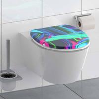 Duroplast WC-bril NEON PAINT met soft-close - thumbnail