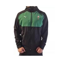 PUMA Marokko Pumatech Woven Trainingsjack 2024-2026 Zwart Groen Wit - thumbnail