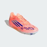 adidas F50 League Gras / Kunstgras Voetbalschoenen (MG) Oranje Blauw Wit - thumbnail