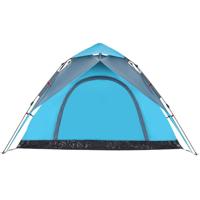 VidaXL Koepeltent 5-persoons snelontgrendeling blauw - thumbnail