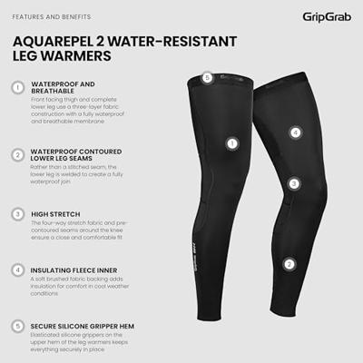 GripGrab aquarepel 2 water-resistant - leg warmers