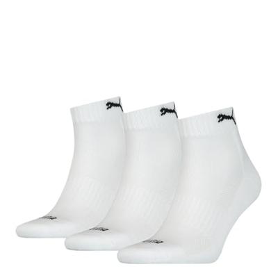 Puma sokken Quarter wit-zwart-grijs 3-pack-43/46