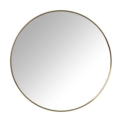 Ronde spiegel - ø70 cm - goud metalen lijst