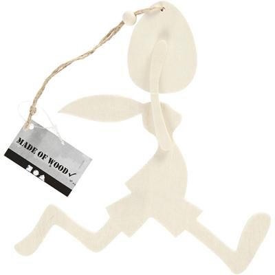 Creativ Company Konijn met ei, h: 18 cm, b: 17 cm, 1 set