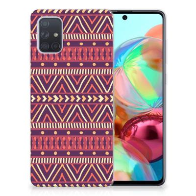 Samsung Galaxy A71 | TPU bumper | Aztec Paars Samsung Galaxy A71 | TPU bumper | Aztec Paars