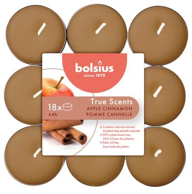 Bolsius Geurtheelichten18st appel/kaneel