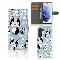 Samsung Galaxy S22 Plus | Telefoonhoesje | Met pasjeshouder | Hondjes - thumbnail