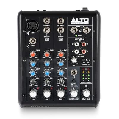 Alto Professional TrueMix 500 5-kanaals analoge mixer met USB