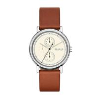 Horlogeband Skagen SKW6942 Leder Cognac 20mm - thumbnail