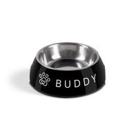 Hondenvoerbak met naam - Zwart - 160 ml - thumbnail