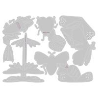 Sizzix • tim holtz thinlits die set funky insects 5pcs - thumbnail