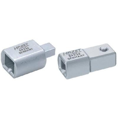 HAZET Insteekadapter 6423C · 9 x 12 mm insteekvierkant massief · 14 x 18 mm insteekvierkant hol · Lengte: 50 mm HAZET Insteekadapter 6423C · 9 x 12 mm insteekvierkant massief · 14 x 18 mm insteekvierkant hol · Lengte: 50 mm