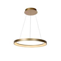Lucide VIDAL - Hanglamp - Ø 58 cm - LED Dimb. - 1x48W 2700K - Mat Goud / Messing - thumbnail
